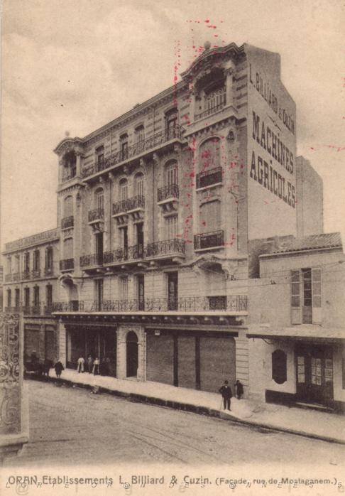 017  SERIE ORAN  ETABLISSEMENTS RUE DE MOSTAGANEM.JPG